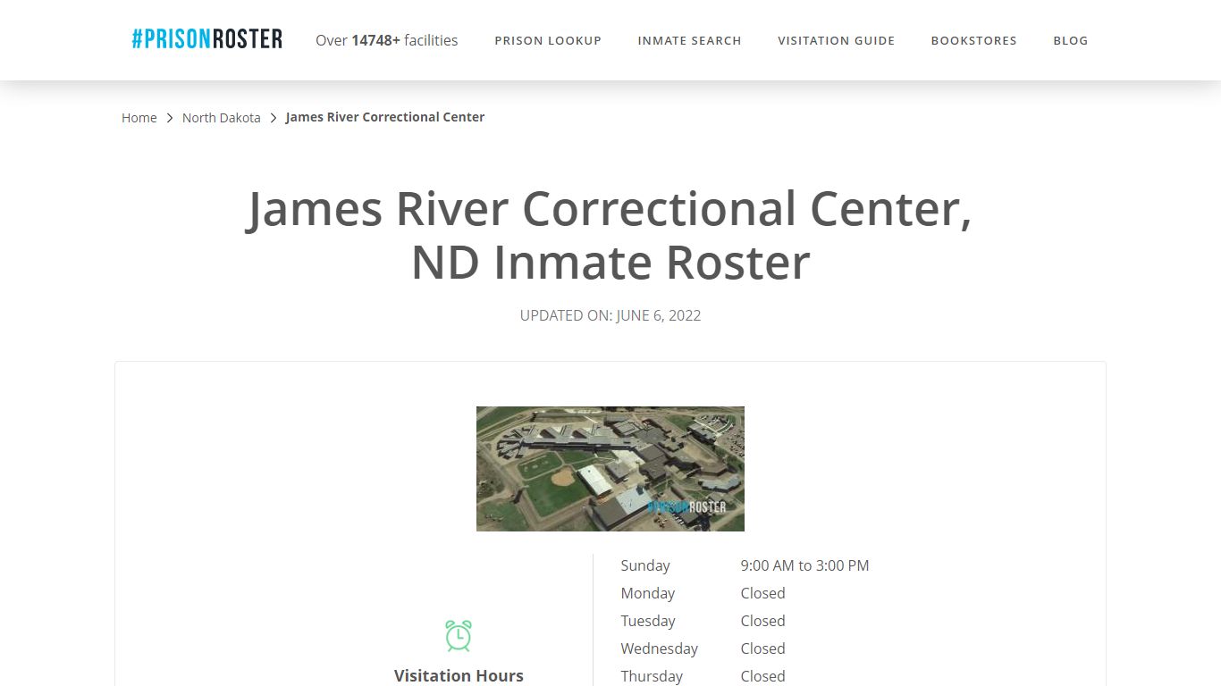 James River Correctional Center, ND Inmate Roster - Prisonroster